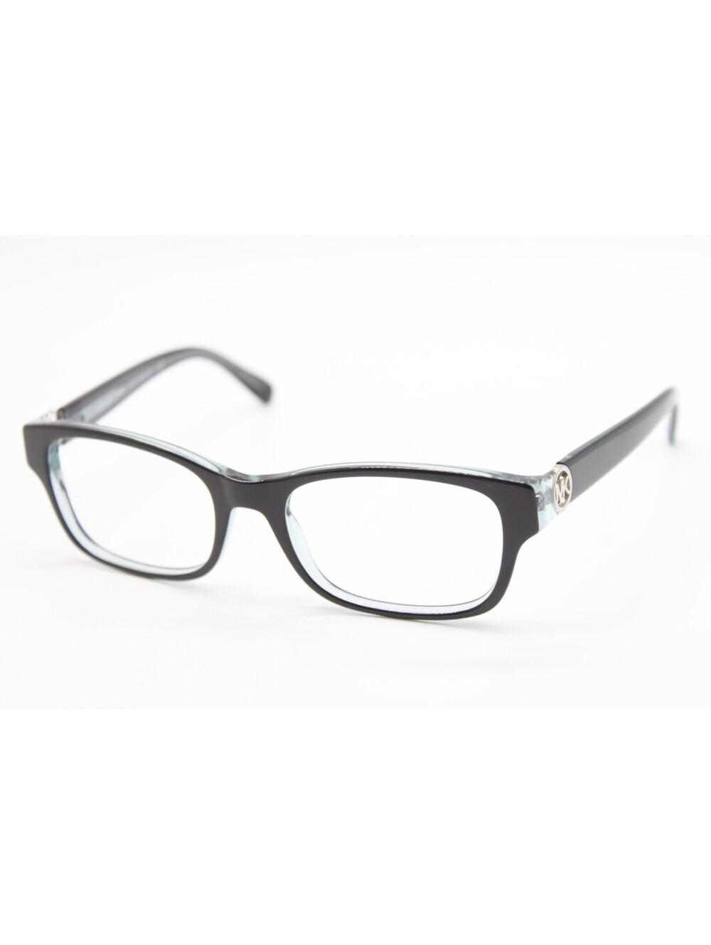 MICHAEL KORS MK 8001 (RAVENNA) 3001 BLACK SILVER AUTHENTIC EYEGLASSES 53-18